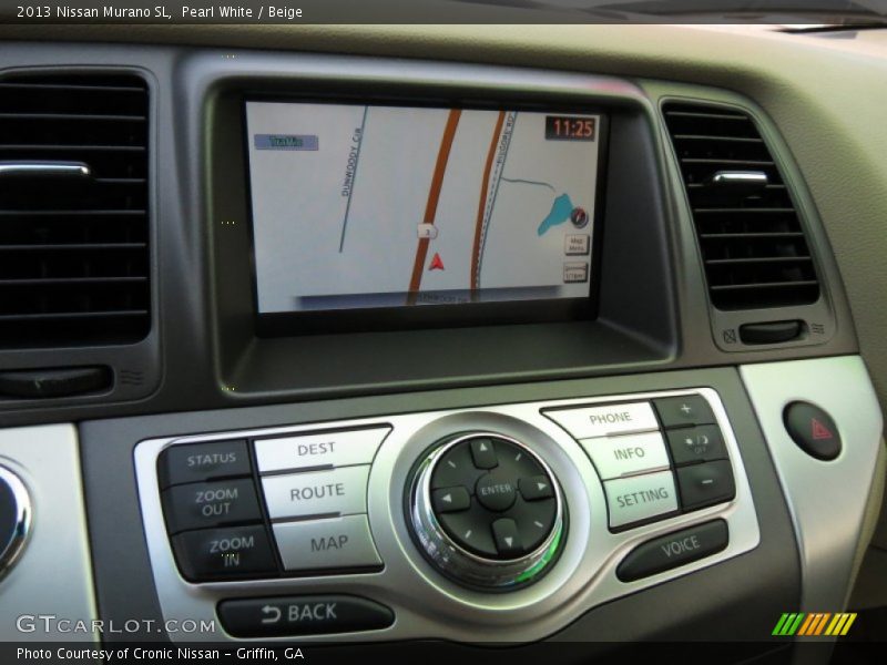 Controls of 2013 Murano SL