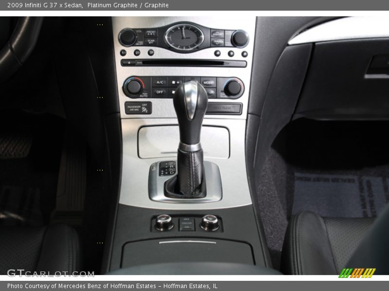 Platinum Graphite / Graphite 2009 Infiniti G 37 x Sedan