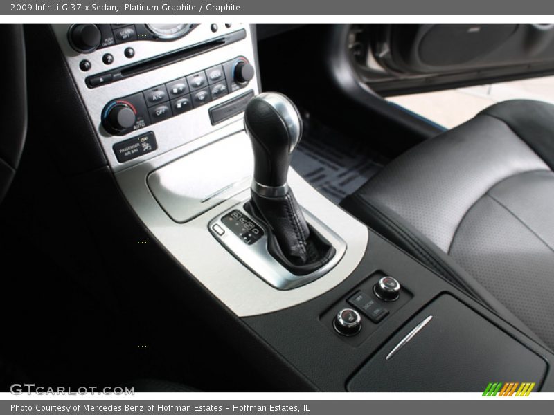 Platinum Graphite / Graphite 2009 Infiniti G 37 x Sedan