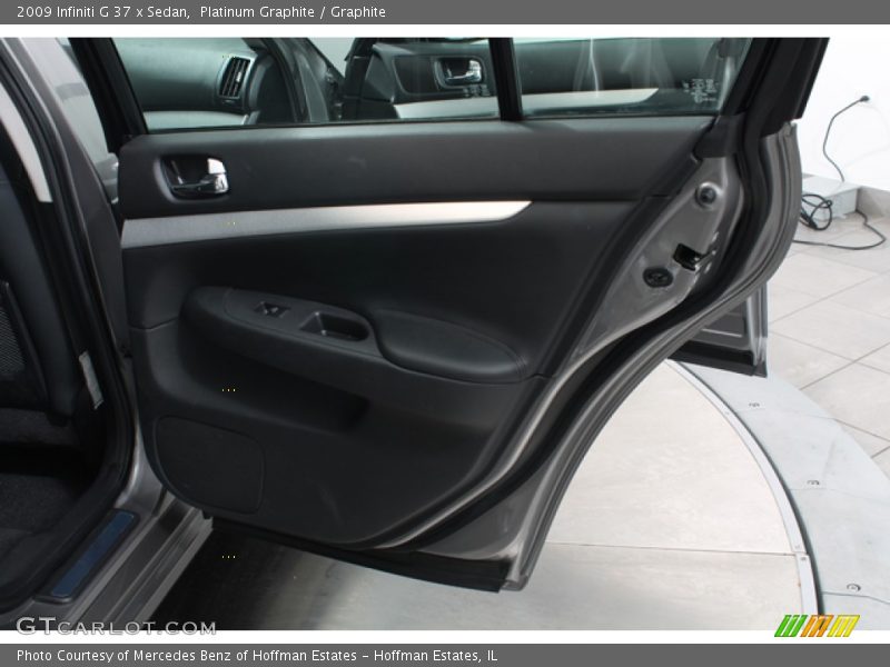 Platinum Graphite / Graphite 2009 Infiniti G 37 x Sedan