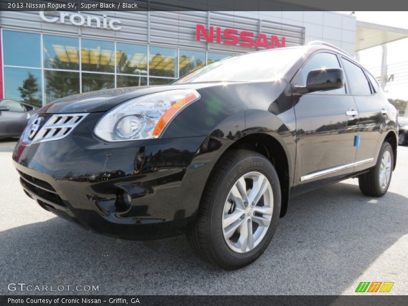 Super Black / Black 2013 Nissan Rogue SV