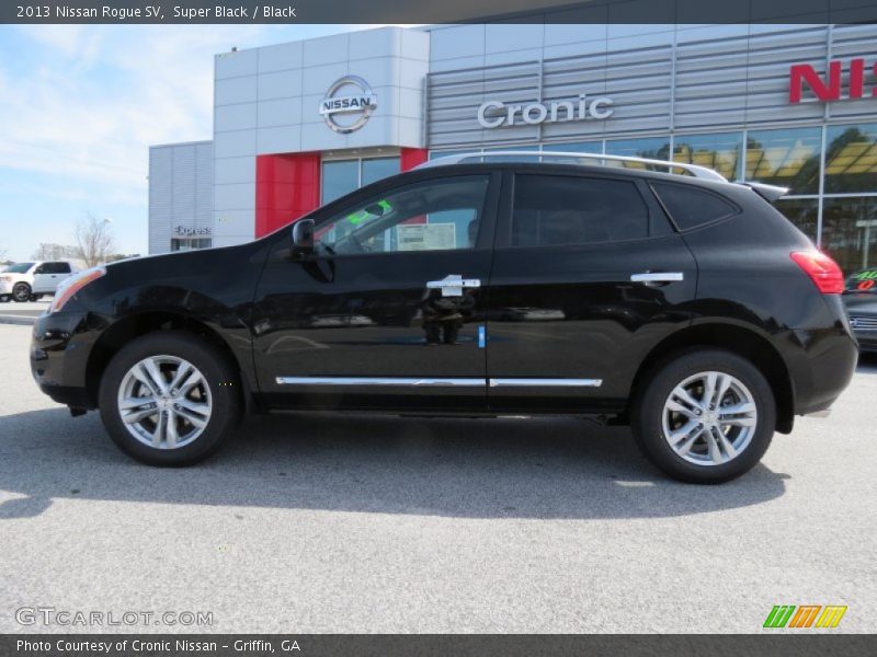 Super Black / Black 2013 Nissan Rogue SV