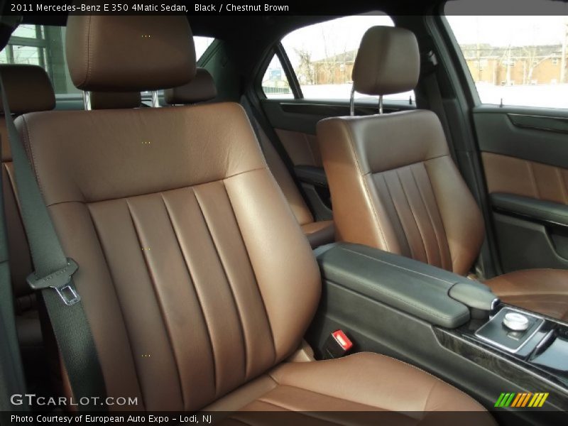 Black / Chestnut Brown 2011 Mercedes-Benz E 350 4Matic Sedan