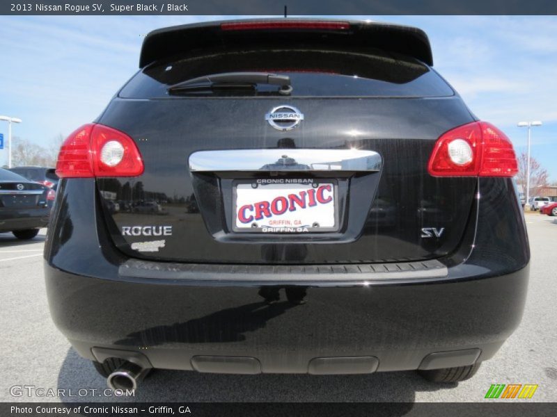 Super Black / Black 2013 Nissan Rogue SV