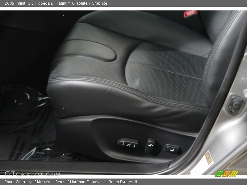 Platinum Graphite / Graphite 2009 Infiniti G 37 x Sedan