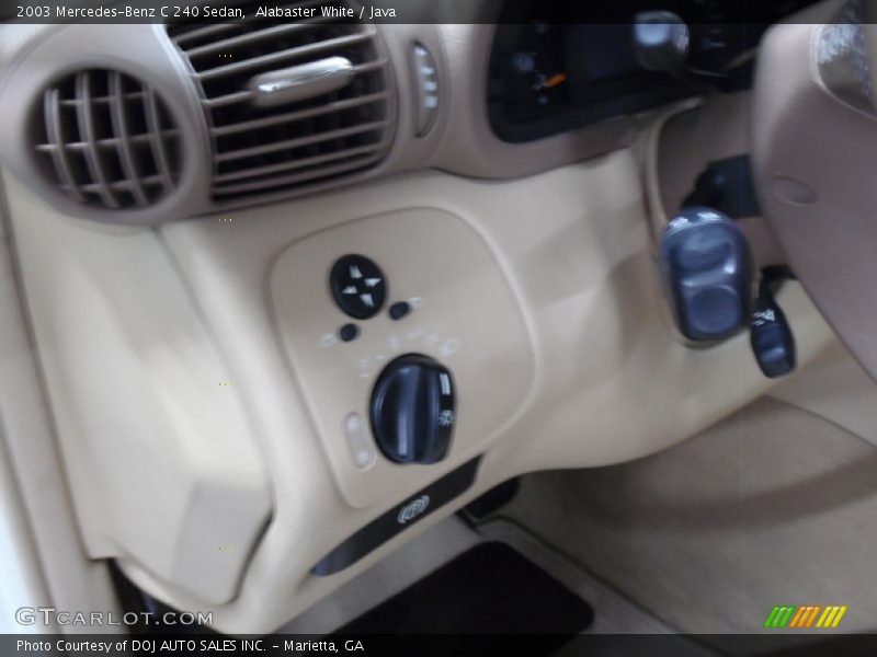 Alabaster White / Java 2003 Mercedes-Benz C 240 Sedan