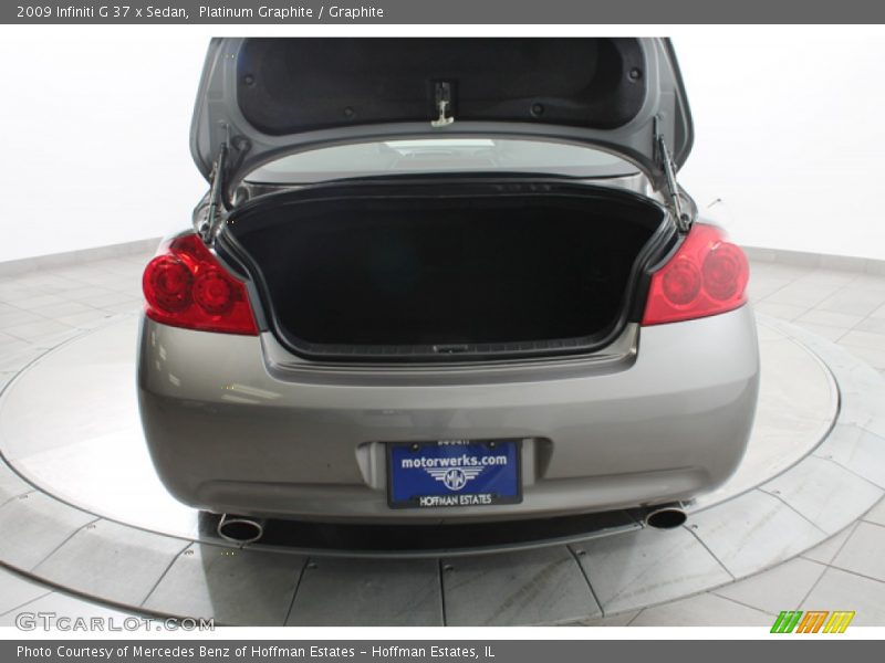 Platinum Graphite / Graphite 2009 Infiniti G 37 x Sedan