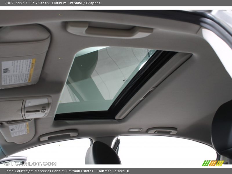 Platinum Graphite / Graphite 2009 Infiniti G 37 x Sedan