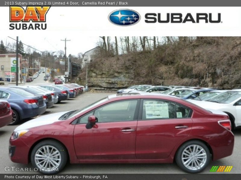 Camellia Red Pearl / Black 2013 Subaru Impreza 2.0i Limited 4 Door