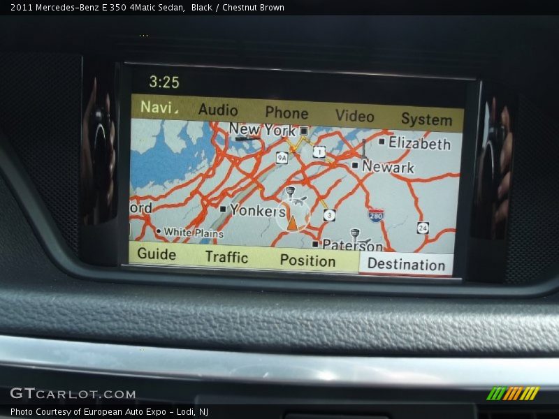Navigation of 2011 E 350 4Matic Sedan