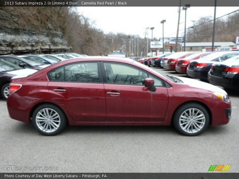 Camellia Red Pearl / Black 2013 Subaru Impreza 2.0i Limited 4 Door