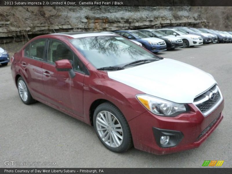 Camellia Red Pearl / Black 2013 Subaru Impreza 2.0i Limited 4 Door