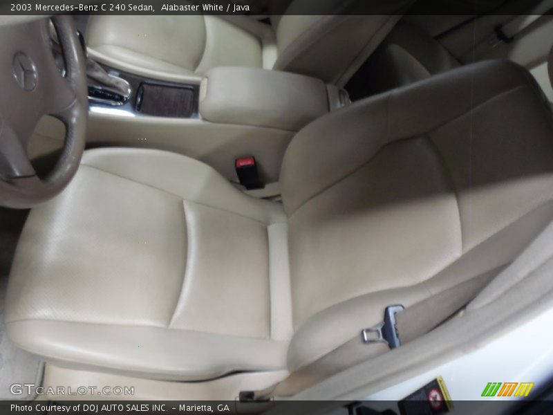Alabaster White / Java 2003 Mercedes-Benz C 240 Sedan