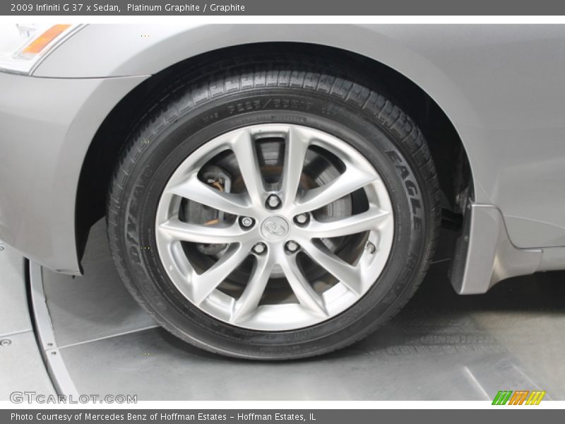 Platinum Graphite / Graphite 2009 Infiniti G 37 x Sedan