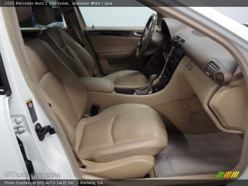 Alabaster White / Java 2003 Mercedes-Benz C 240 Sedan