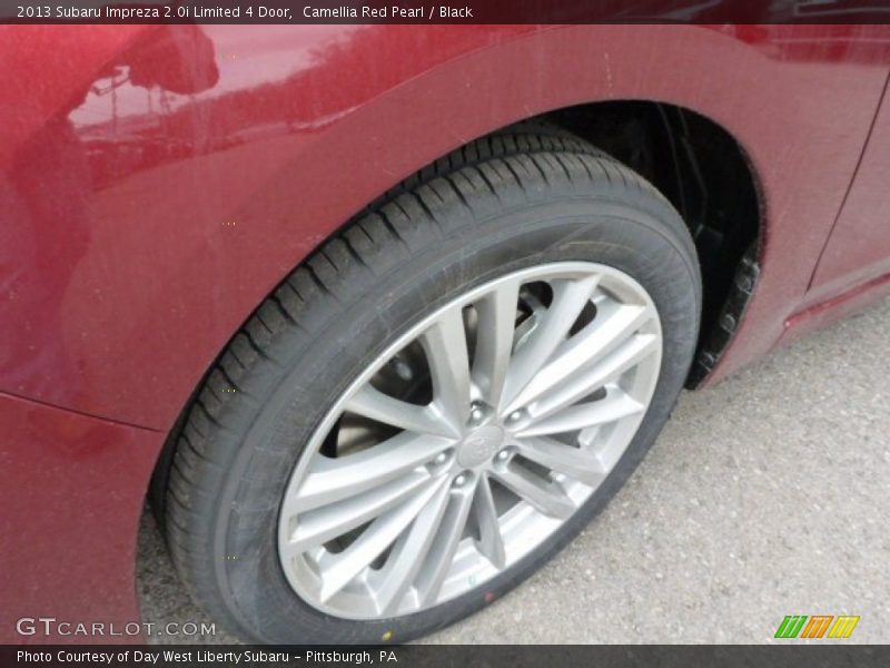 Camellia Red Pearl / Black 2013 Subaru Impreza 2.0i Limited 4 Door