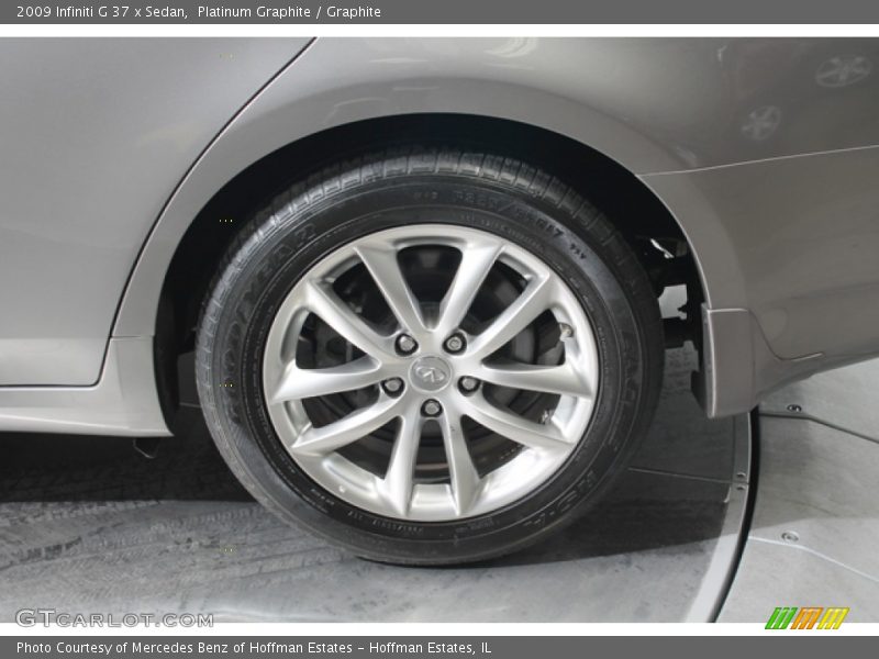 Platinum Graphite / Graphite 2009 Infiniti G 37 x Sedan
