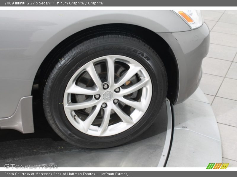 Platinum Graphite / Graphite 2009 Infiniti G 37 x Sedan