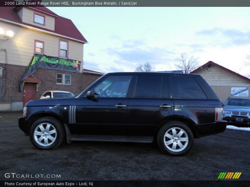 Buckingham Blue Metallic / Sand/Jet 2006 Land Rover Range Rover HSE