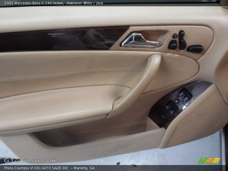 Alabaster White / Java 2003 Mercedes-Benz C 240 Sedan