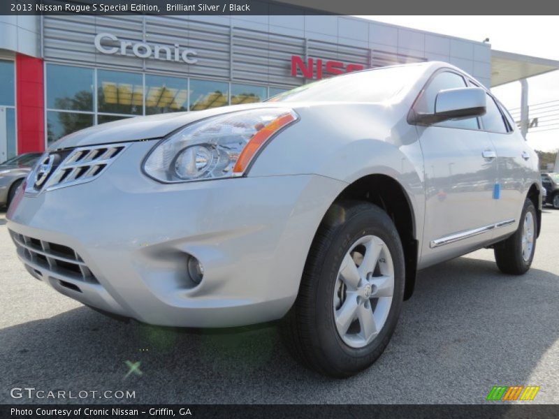 Brilliant Silver / Black 2013 Nissan Rogue S Special Edition