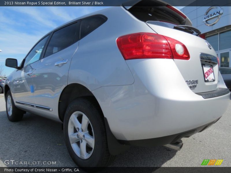 Brilliant Silver / Black 2013 Nissan Rogue S Special Edition