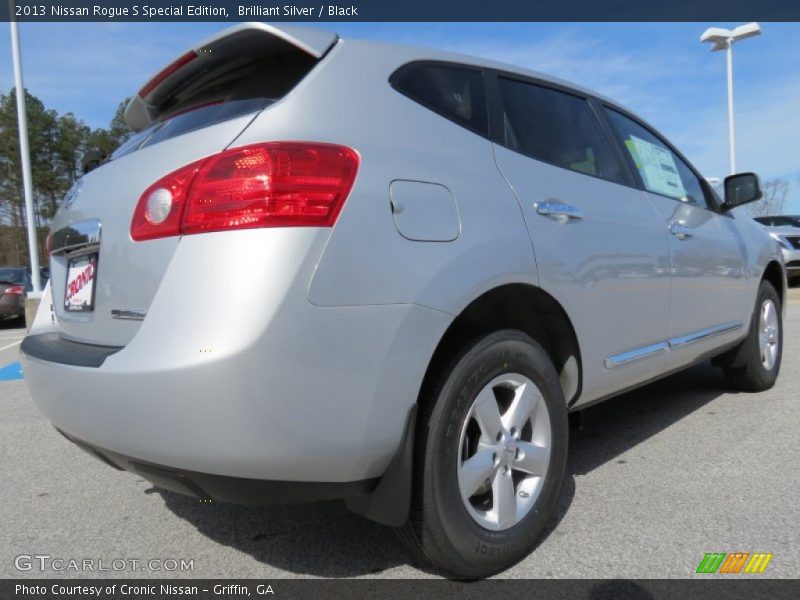 Brilliant Silver / Black 2013 Nissan Rogue S Special Edition