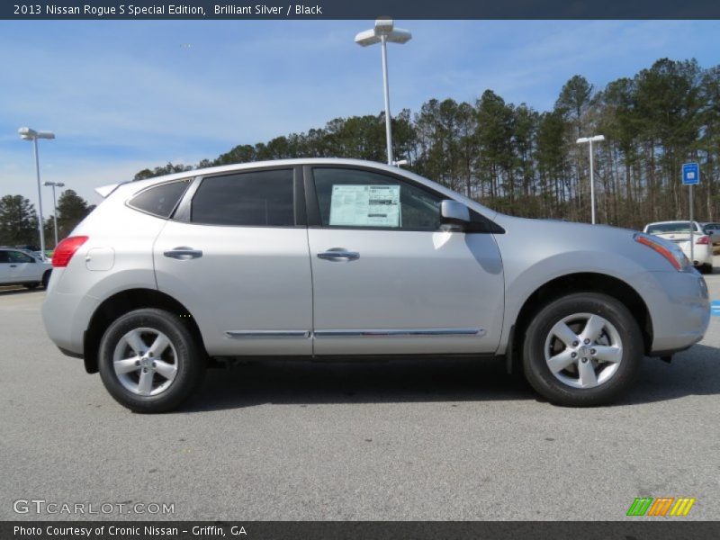 Brilliant Silver / Black 2013 Nissan Rogue S Special Edition