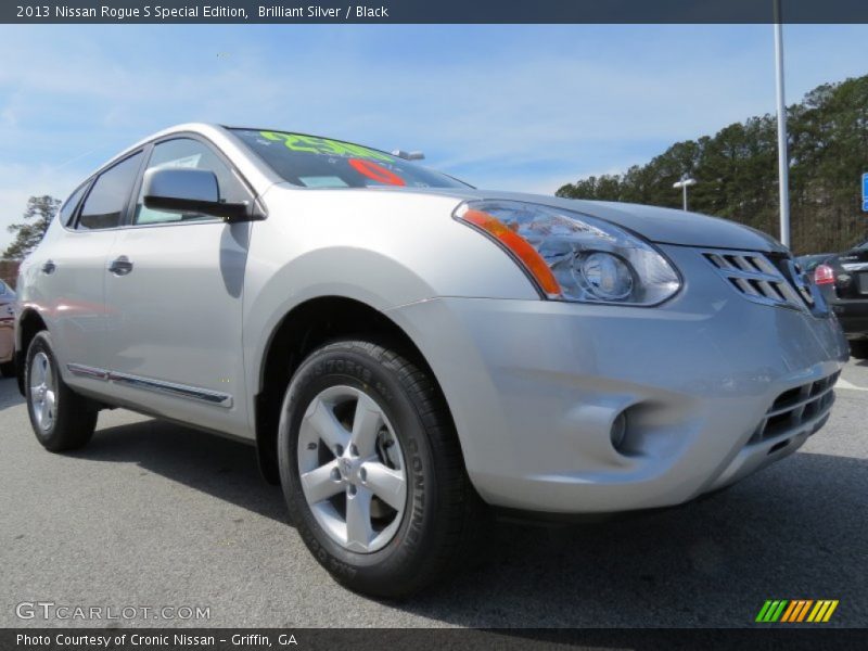 Brilliant Silver / Black 2013 Nissan Rogue S Special Edition