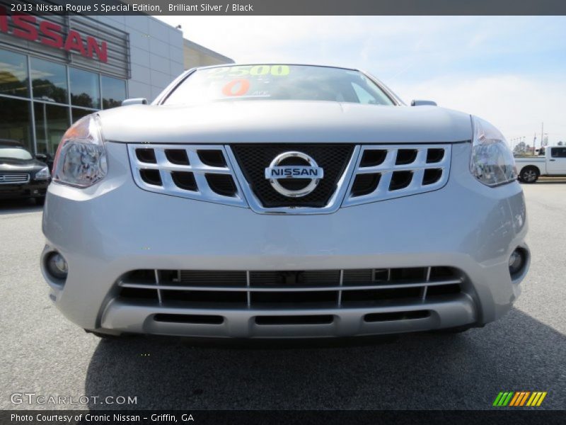 Brilliant Silver / Black 2013 Nissan Rogue S Special Edition