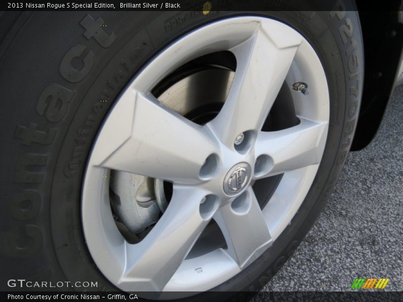 Brilliant Silver / Black 2013 Nissan Rogue S Special Edition
