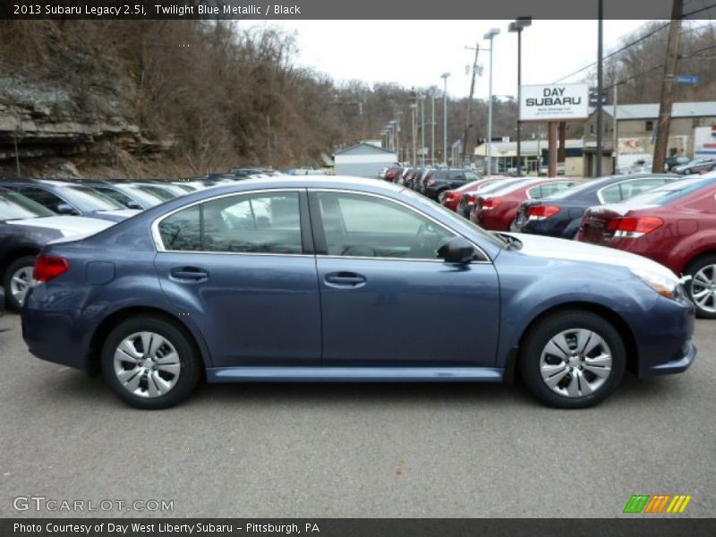 Twilight Blue Metallic / Black 2013 Subaru Legacy 2.5i