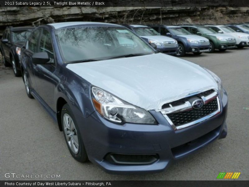 Twilight Blue Metallic / Black 2013 Subaru Legacy 2.5i