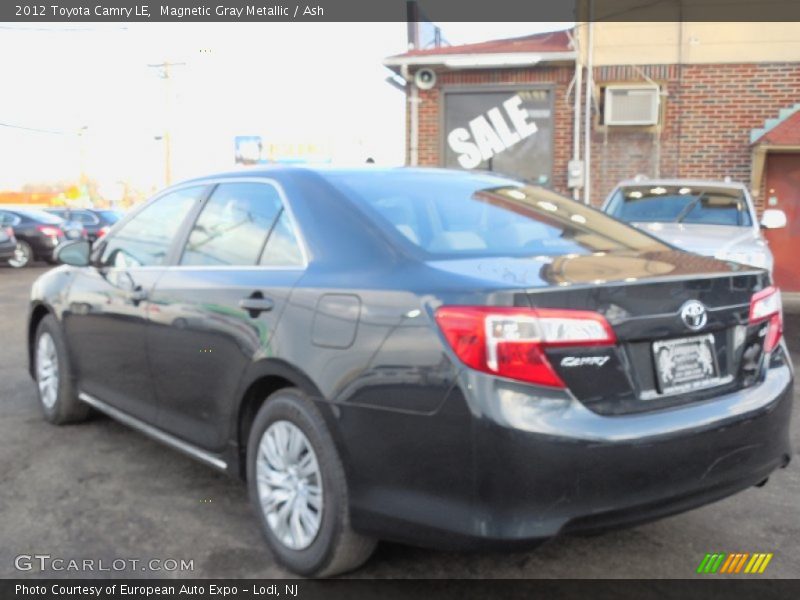 Magnetic Gray Metallic / Ash 2012 Toyota Camry LE