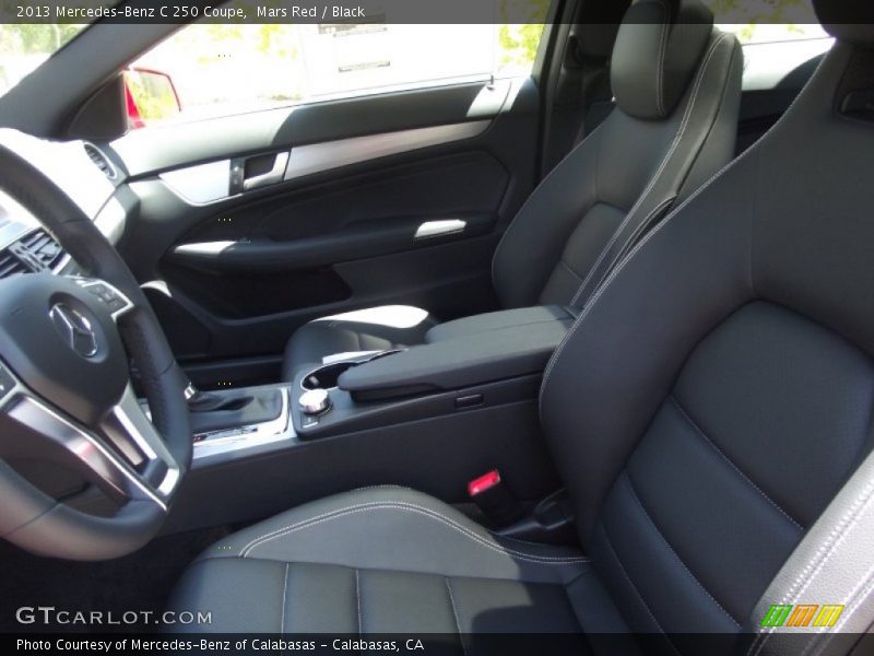 Mars Red / Black 2013 Mercedes-Benz C 250 Coupe