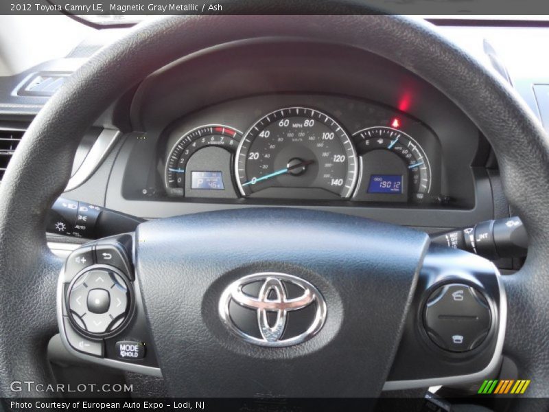 Magnetic Gray Metallic / Ash 2012 Toyota Camry LE