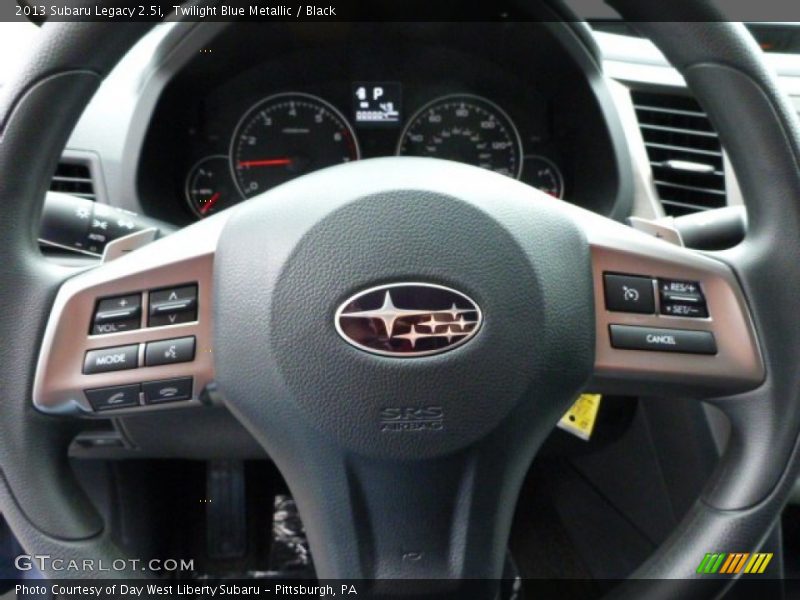 Twilight Blue Metallic / Black 2013 Subaru Legacy 2.5i