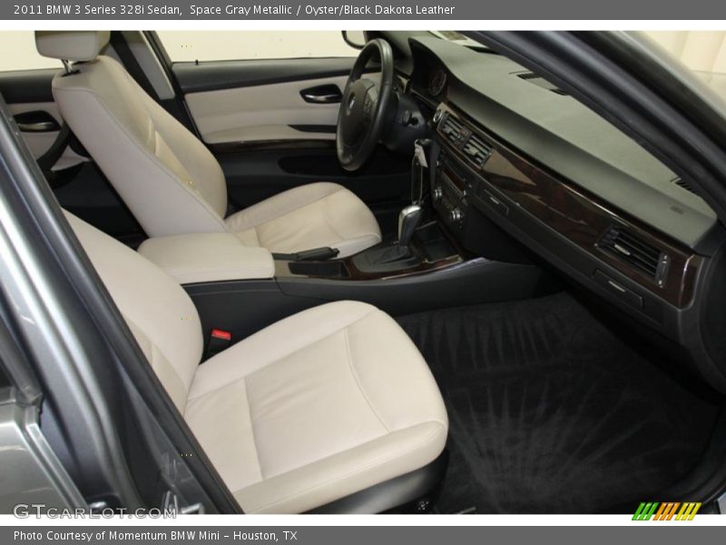 Space Gray Metallic / Oyster/Black Dakota Leather 2011 BMW 3 Series 328i Sedan