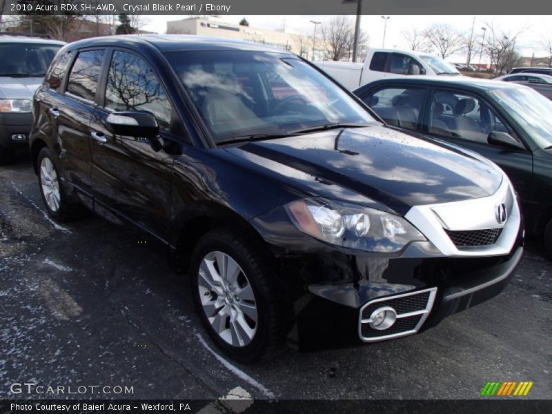 Crystal Black Pearl / Ebony 2010 Acura RDX SH-AWD