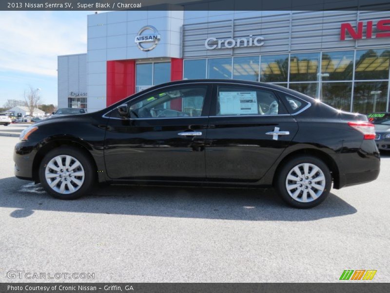 Super Black / Charcoal 2013 Nissan Sentra SV