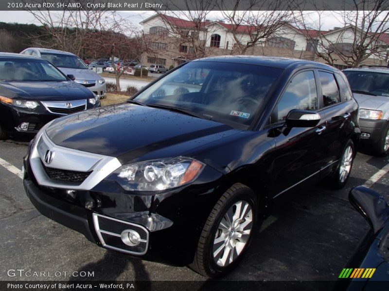 Crystal Black Pearl / Ebony 2010 Acura RDX SH-AWD