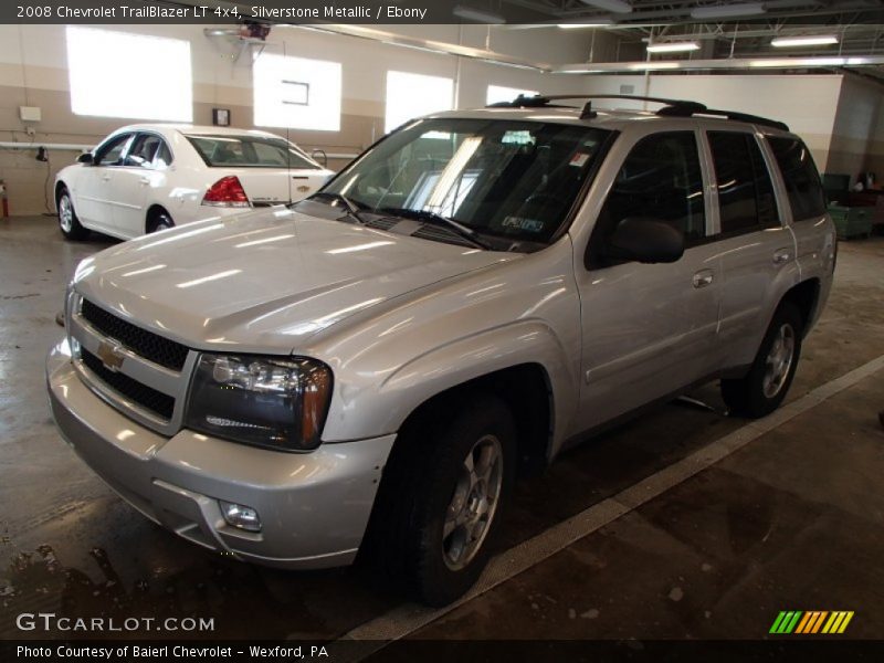 Silverstone Metallic / Ebony 2008 Chevrolet TrailBlazer LT 4x4