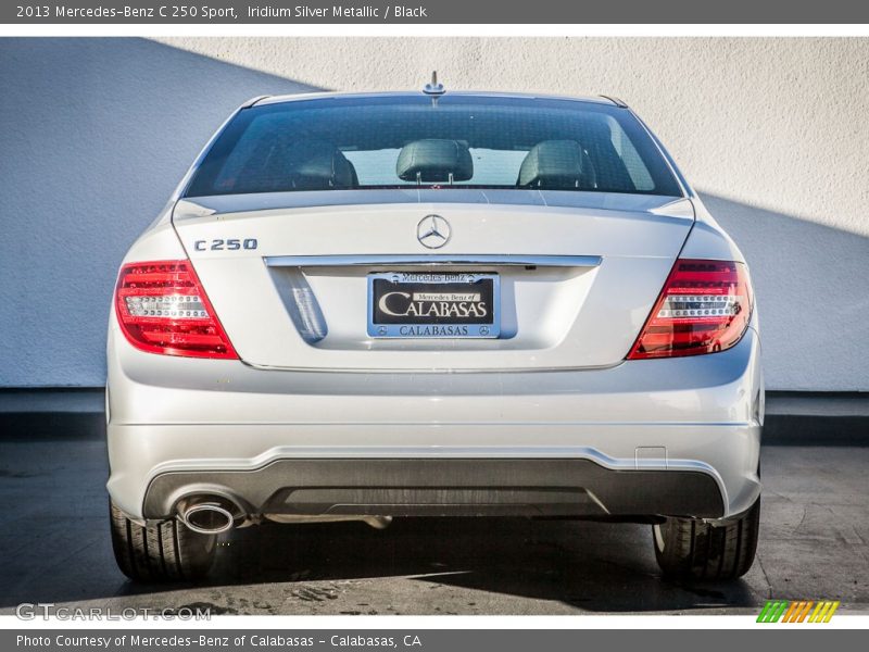 Iridium Silver Metallic / Black 2013 Mercedes-Benz C 250 Sport