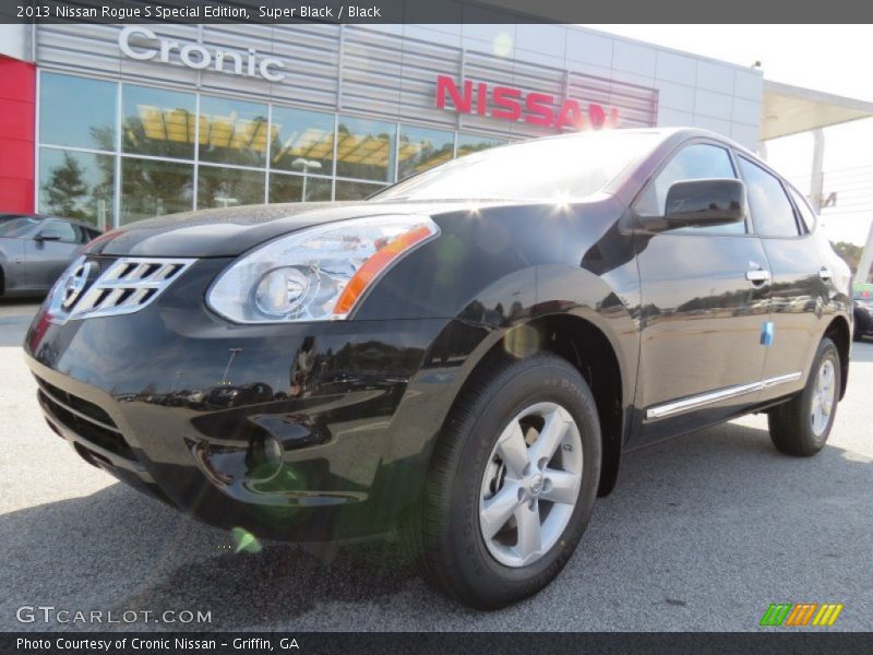 Super Black / Black 2013 Nissan Rogue S Special Edition