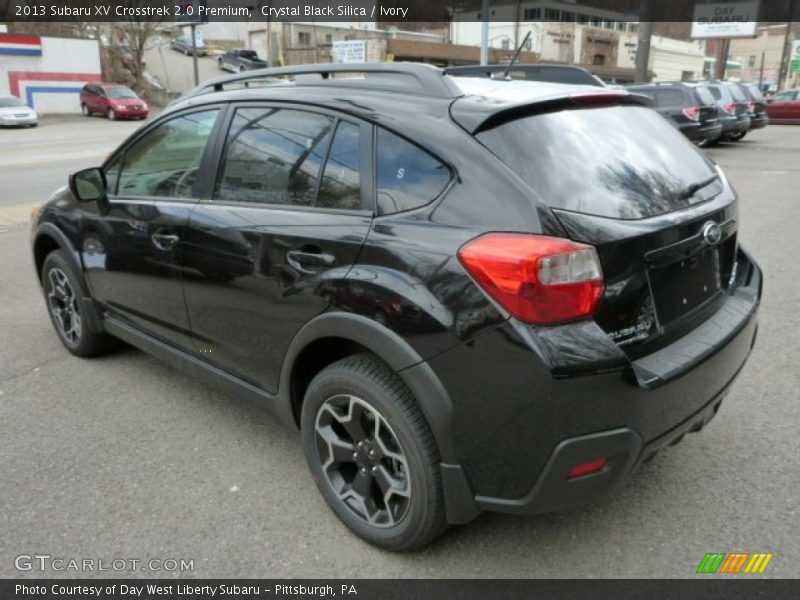 Crystal Black Silica / Ivory 2013 Subaru XV Crosstrek 2.0 Premium