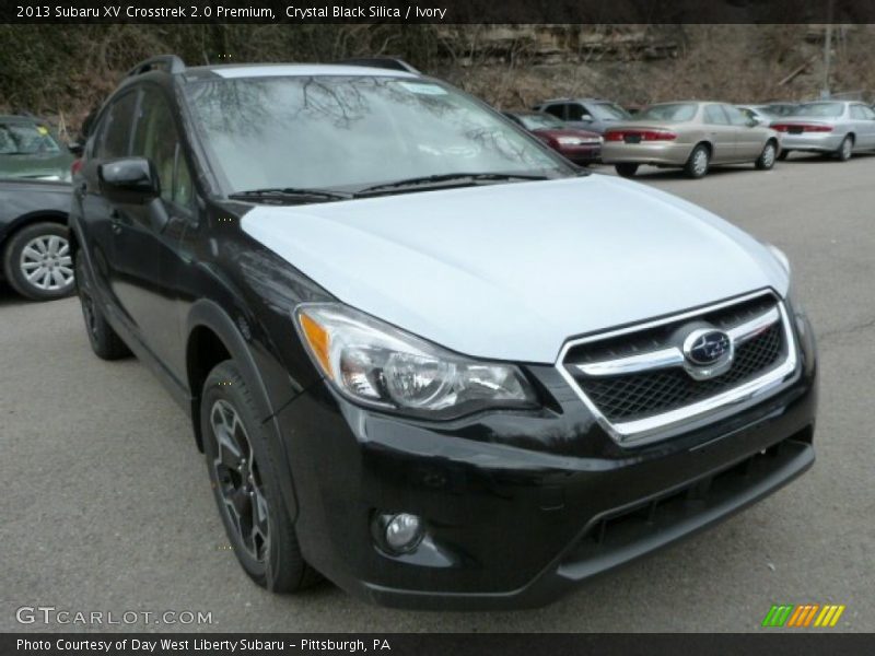 Crystal Black Silica / Ivory 2013 Subaru XV Crosstrek 2.0 Premium