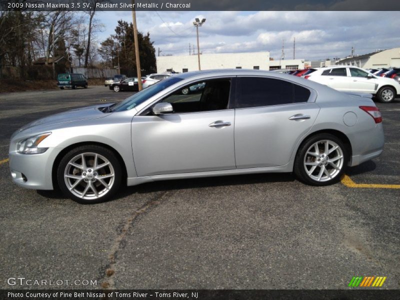 Radiant Silver Metallic / Charcoal 2009 Nissan Maxima 3.5 SV