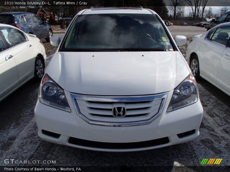 Taffeta White / Gray 2010 Honda Odyssey EX-L