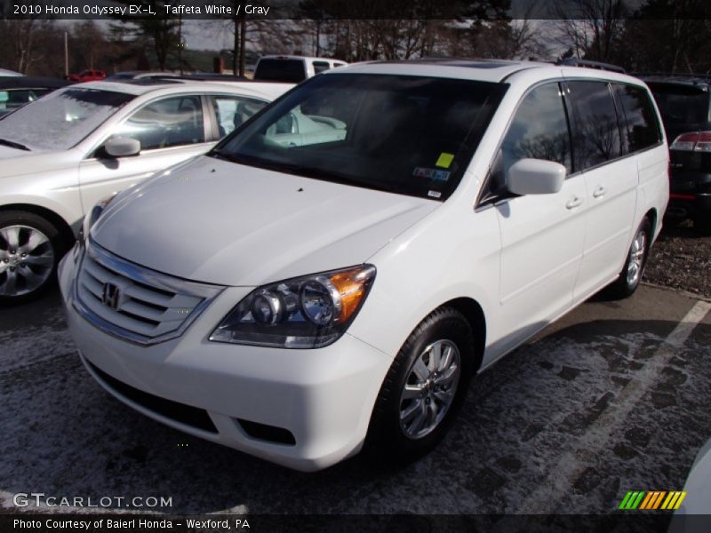 Taffeta White / Gray 2010 Honda Odyssey EX-L