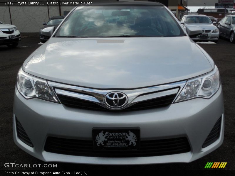 Classic Silver Metallic / Ash 2012 Toyota Camry LE